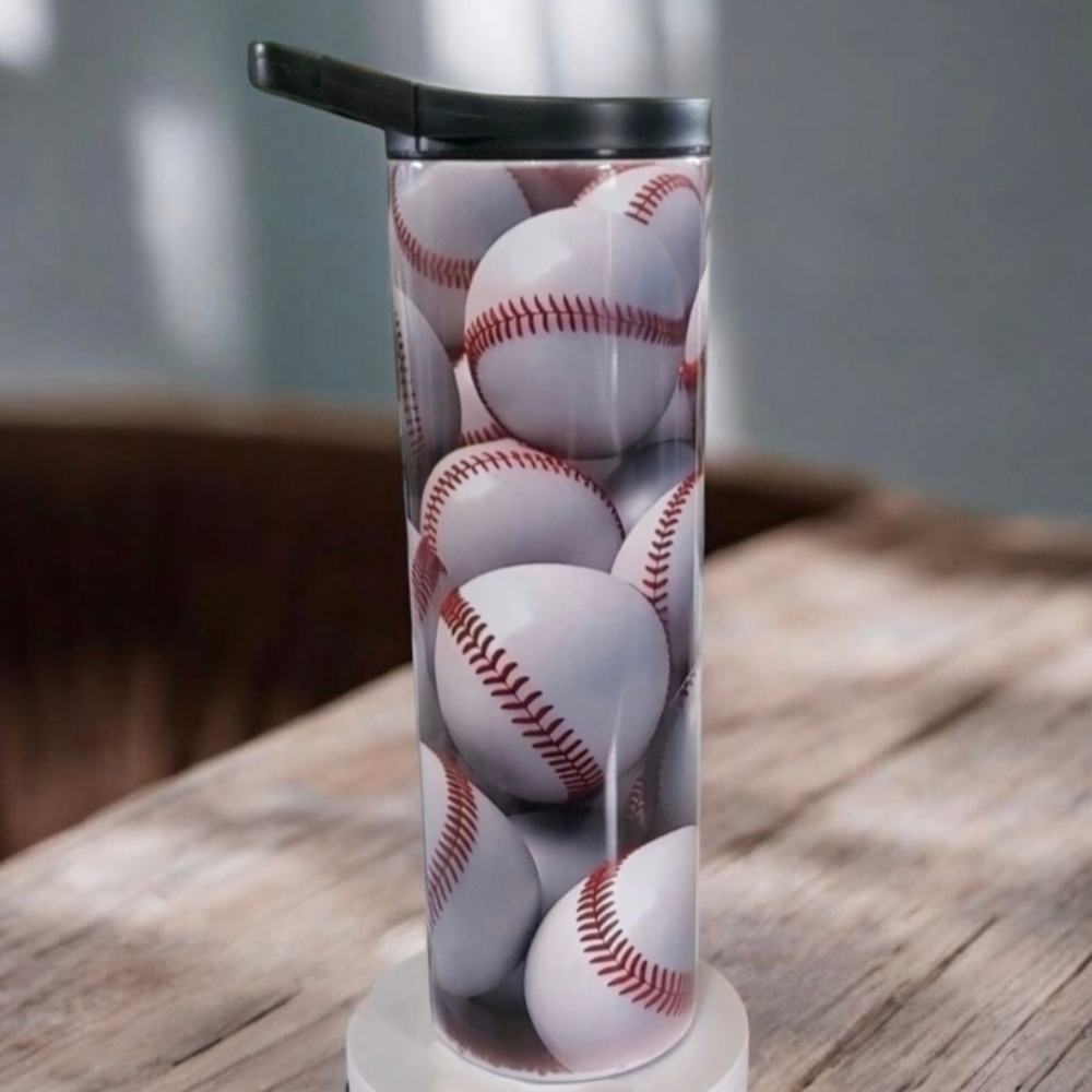 Baseballs 30oz Tumbler with duo lids 🎉sale